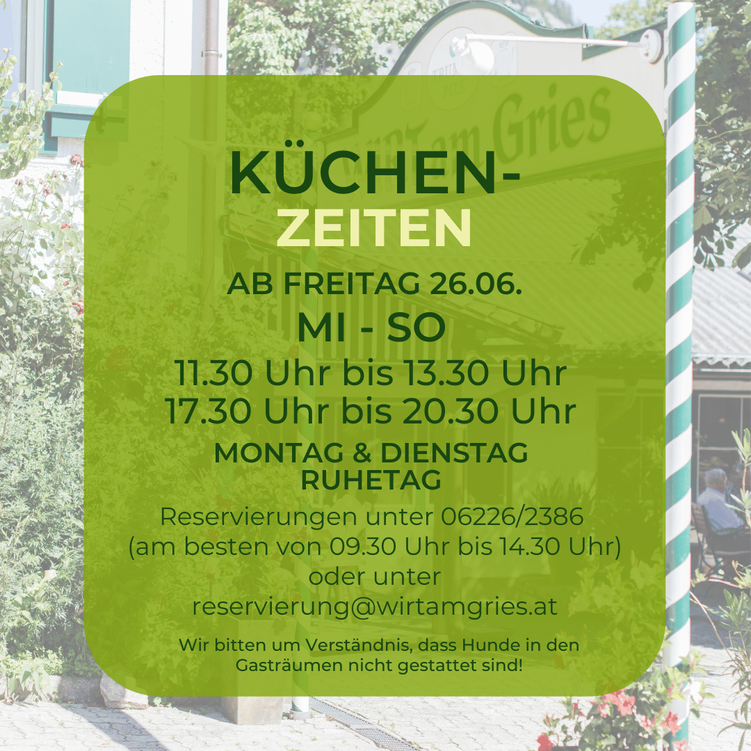 Sommeröffnungszeiten