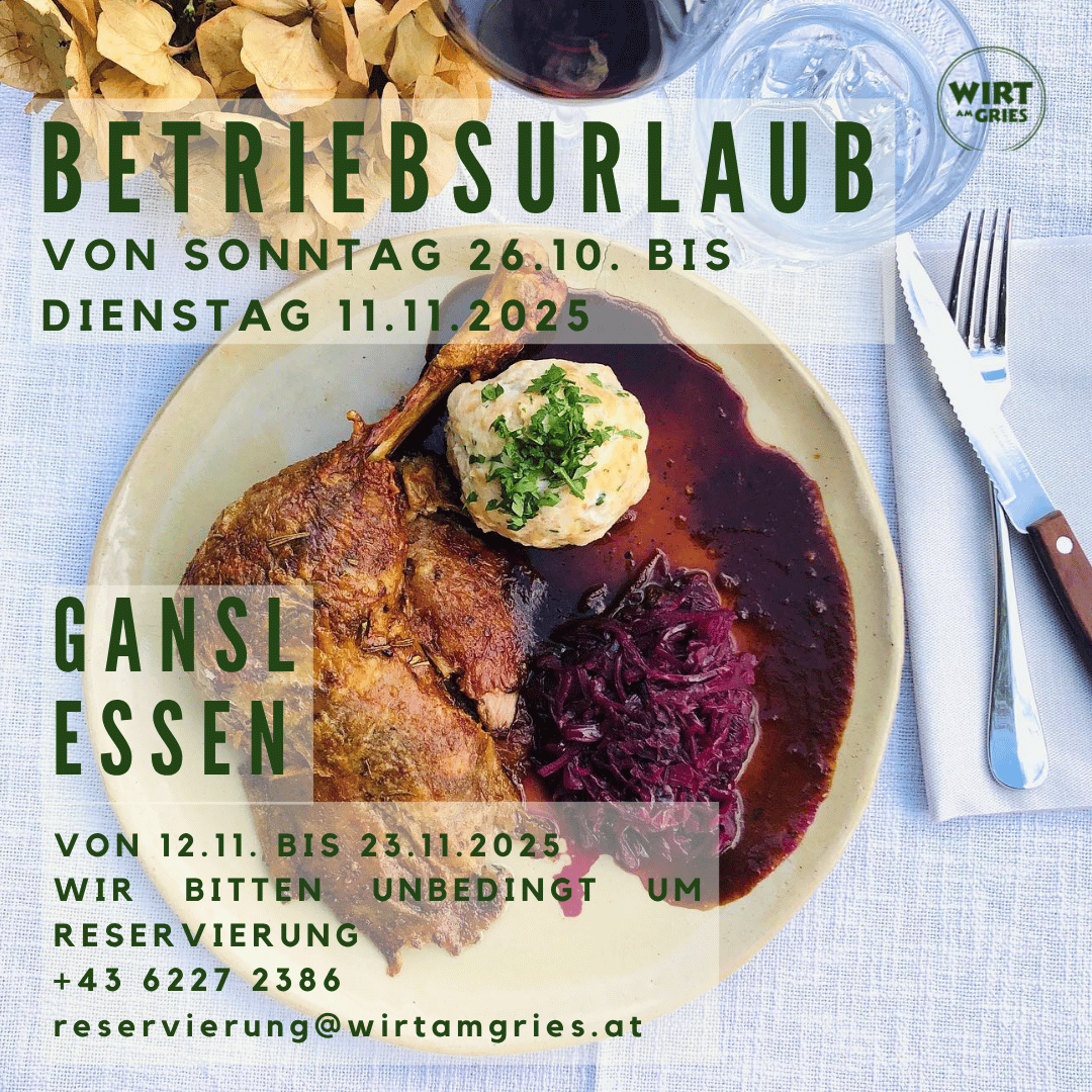 Betriebsurlaub und Ganslessen 2025